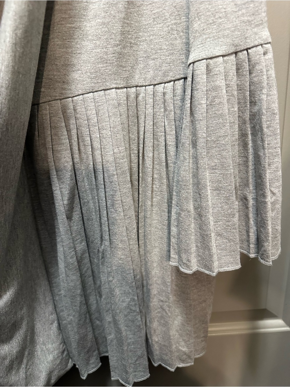 Alyx Size XL Gray Pleated Jacket with Tie Front EUC - Picture 4 of 7